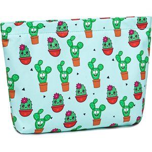 Women Cactus Large Cute Travel Toiletry Zipper Organizer Cosmetic Bag